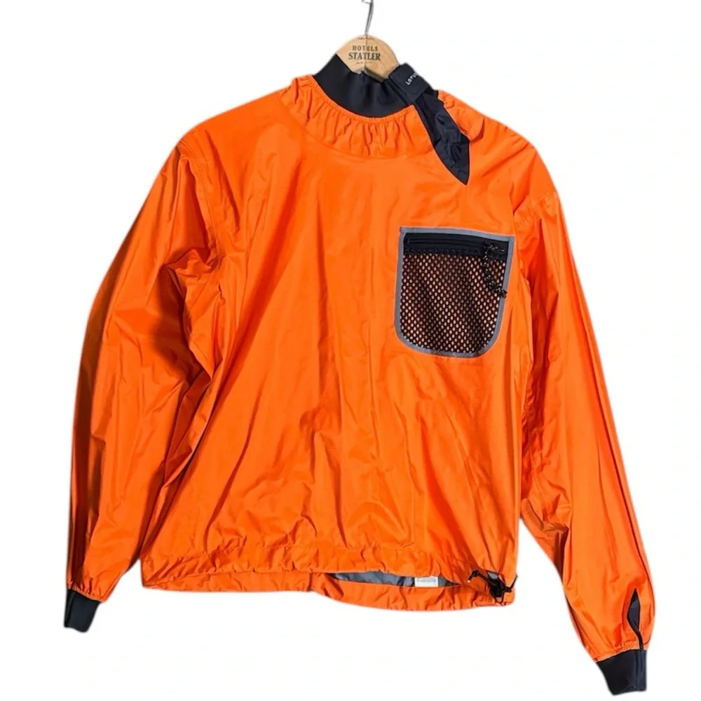 Patagonia Lotus Designs neon orange paddling jacket Size Medium